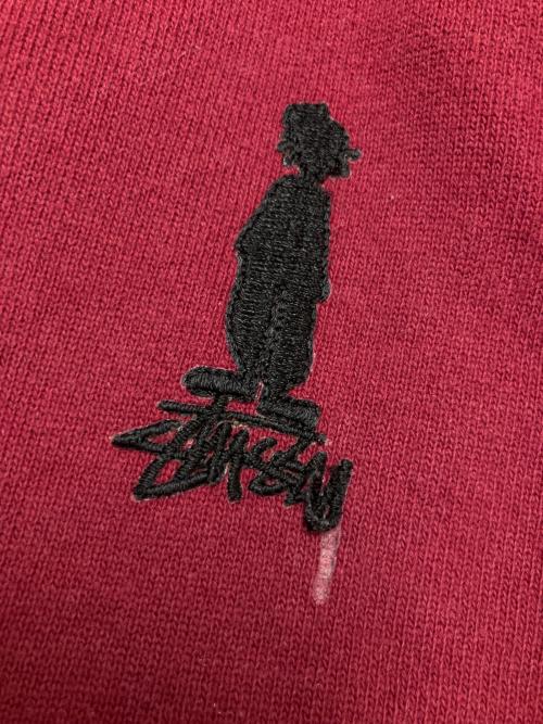 stussy（ステューシー）stussy (ステューシー) シャドーマン パーカー レッド サイズ:SIZE Mの古着・服飾アイテム