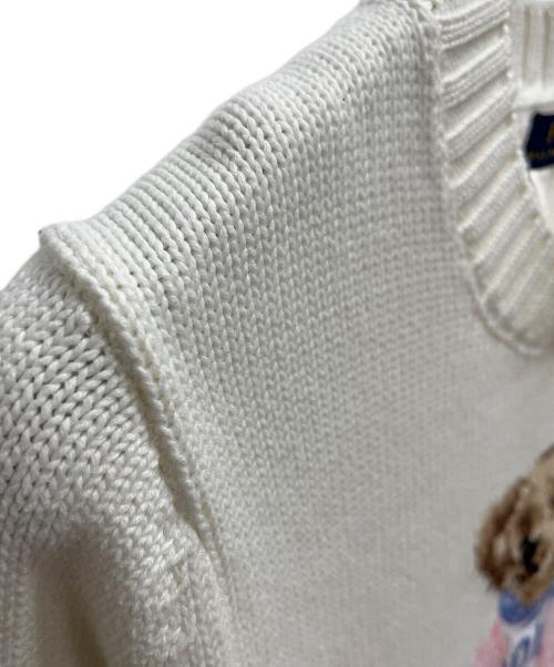 POLO RALPH LAUREN（ポロ・ラルフローレン）POLO RALPH LAUREN (ポロ・ラルフローレン) 厚手ニット ホワイト サイズ:SIZE Mの古着・服飾アイテム