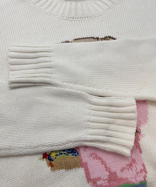 POLO RALPH LAUREN（ポロ・ラルフローレン）POLO RALPH LAUREN (ポロ・ラルフローレン) 厚手ニット ホワイト サイズ:SIZE Mの古着・服飾アイテム