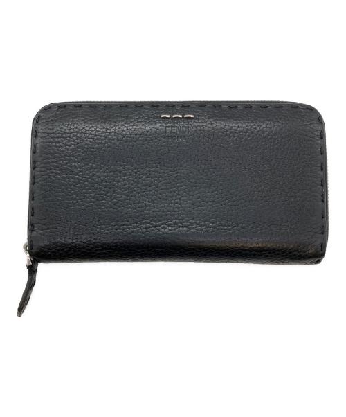 FENDI（フェンディ）FENDI (フェンディ) 長財布 ブラックの古着・服飾アイテム