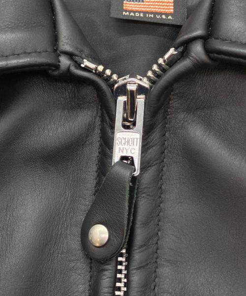 Schott（ショット）Schott (ショット) 103US TRUCKER JACKET ブラック サイズ:SIZE 42の古着・服飾アイテム