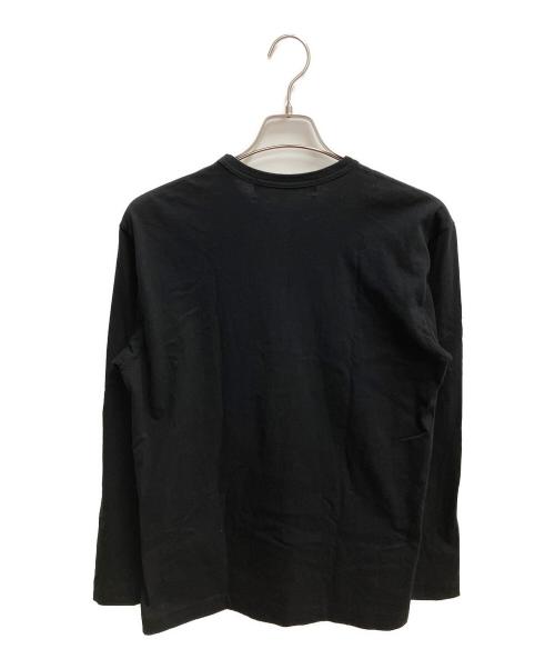 PLAY COMME des GARCONS（プレイコムデギャルソン）PLAY COMME des GARCONS (プレイコムデギャルソン) PLAY LONG SLEEVE T-SHIRT 長袖カットソー ブラック サイズ:SIZE Lの古着・服飾アイテム