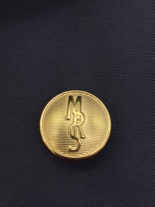 MORLES（モアレス）MORLES (モアレス) 4ボタンダブルピークドラペルメタルボタンブレザー テーラードジャケット ネイビー サイズ:SIZE L /175 94の古着・服飾アイテム