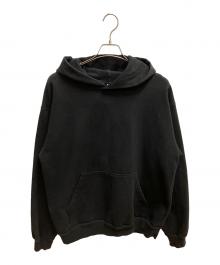 LOS ANGELES APPAREL（ロサンゼルスアパレル）の古着「フードパーカー」｜ブラック