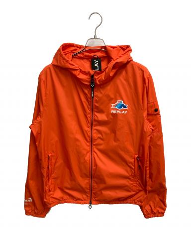 中古・古着通販】REPLAY (リプレイ) RECYCLED NYLON JACKET WITH HOOD 