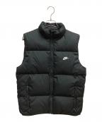 NIKEナイキ）の古着「CLUB PUFFER VEST 中綿ベスト」｜ブラック