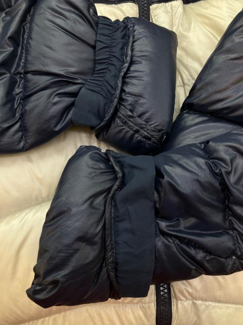THE NORTH FACE（ザ ノース フェイス）THE NORTH FACE (ザ ノース フェイス) ACONCAGUA ダウンジャケット ネイビー×アイボリー サイズ:SIZE Lの古着・服飾アイテム
