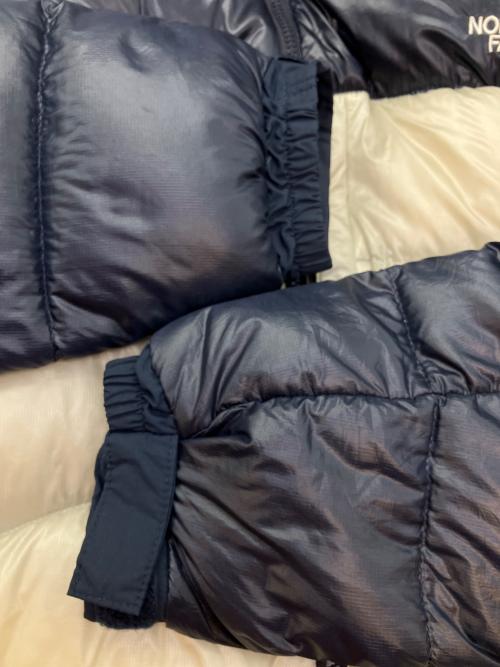 THE NORTH FACE（ザ ノース フェイス）THE NORTH FACE (ザ ノース フェイス) ACONCAGUA ダウンジャケット ネイビー×アイボリー サイズ:SIZE Lの古着・服飾アイテム