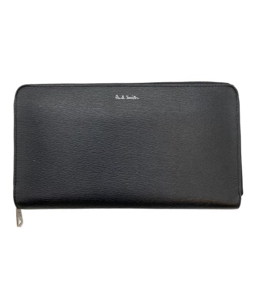 PAUL SMITH（ポールスミス）PAUL SMITH (ポールスミス) 長財布 ブラックの古着・服飾アイテム