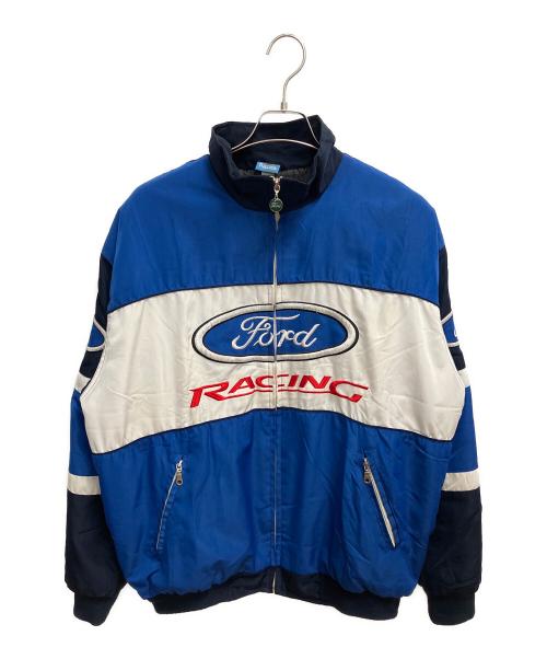 FORD RACING（フォードレーシング）FORD RACING (フォードレーシング) レーシングジャケット ブルー サイズ:SIZE XLの古着・服飾アイテム