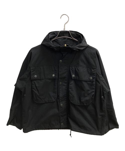Barbour（バブアー）Barbour (バブアー) KAPTAIN SUNSHINE (キャプテンサンシャイン) フーディージャケット  ブラック サイズ:SIZE 36の古着・服飾アイテム