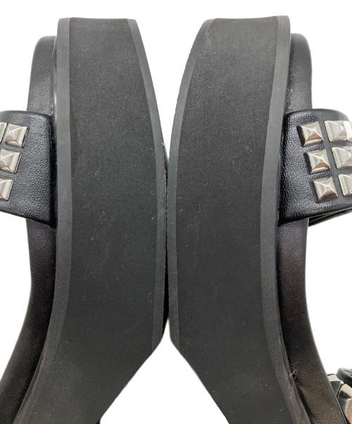 Hysteric Glamour（ヒステリックグラマー）Hysteric Glamour (ヒステリックグラマー) スタッズサンダル ブラック サイズ:SIZE 23cm 未使用品の古着・服飾アイテム