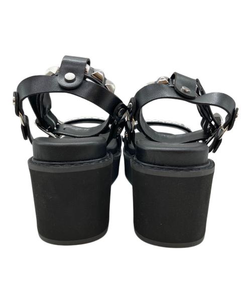 Hysteric Glamour（ヒステリックグラマー）Hysteric Glamour (ヒステリックグラマー) スタッズサンダル ブラック サイズ:SIZE 23cm 未使用品の古着・服飾アイテム