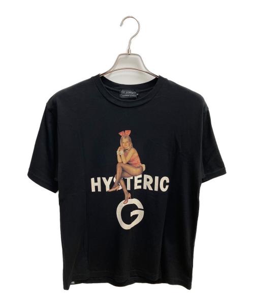 Hysteric Glamour（ヒステリックグラマー）Hysteric Glamour (ヒステリックグラマー) PLAY BOY (プレイボーイ) PLAYBOY/BUNNY ON HG Tシャツ ブラック サイズ:SIZE Mの古着・服飾アイテム