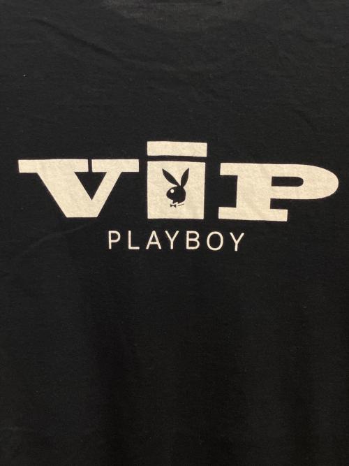 Hysteric Glamour（ヒステリックグラマー）Hysteric Glamour (ヒステリックグラマー) PLAY BOY (プレイボーイ) PLAYBOY/BUNNY ON HG Tシャツ ブラック サイズ:SIZE Mの古着・服飾アイテム