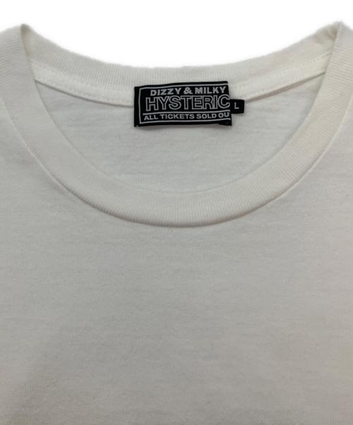 Hysteric Glamour（ヒステリックグラマー）Hysteric Glamour (ヒステリックグラマー) FIRE BEAR Tシャツ ホワイト サイズ:SIZE Lの古着・服飾アイテム