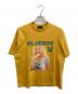 Hysteric Glamour（ヒステリックグラマー）の古着「PLAYBOY/ASHLEY&PANDA Tシャツ」｜イエロー