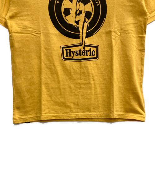 Hysteric Glamour（ヒステリックグラマー）Hysteric Glamour (ヒステリックグラマー) GOOD TIMES BAD TIMES Tシャツ イエロー×ブラック サイズ:SIZE M 未使用品の古着・服飾アイテム