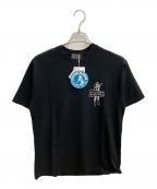 Hysteric Glamour×VAMPIRELLAヒステリックグラマー×ヴァンピレラ）の古着「VAMPIRELLA/FLAME LOGO Tシャツ」｜ブラック