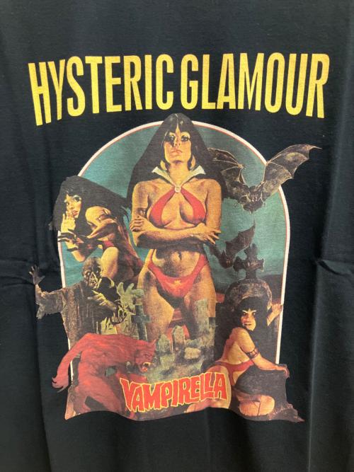 Hysteric Glamour（ヒステリックグラマー）Hysteric Glamour (ヒステリックグラマー) VAMPIRELLA (ヴァンピレラ) VAMPIRELLA/OMNIBUS Tシャツ ブラック サイズ:SIZE M 未使用品の古着・服飾アイテム