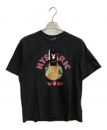 Hysteric Glamour×PLAY BOY（ヒステリックグラマー×プレイボーイ）の古着「PLAYBOY/BUNNIES CANDIS Tシャツ」｜ブラック