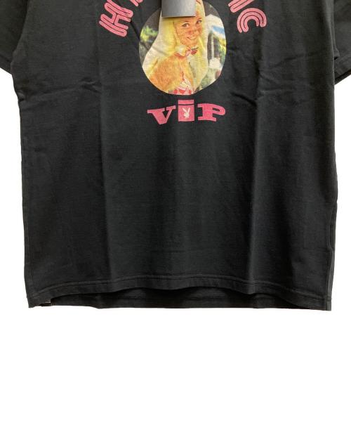 Hysteric Glamour（ヒステリックグラマー）Hysteric Glamour (ヒステリックグラマー) PLAY BOY (プレイボーイ) PLAYBOY/BUNNIES CANDIS Tシャツ ブラック サイズ:SIZE L 未使用品の古着・服飾アイテム