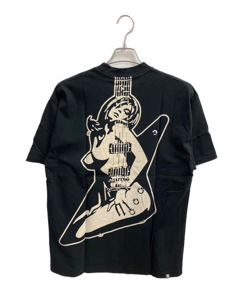 Hysteric Glamour（ヒステリックグラマー）Hysteric Glamour (ヒステリックグラマー) GUITAR GIRL オーバーサイズTシャツ ブラック サイズ:SIZE M 未使用品の古着・服飾アイテム