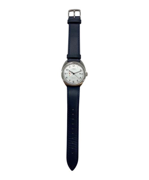 TIMEX（タイメックス）TIMEX (タイメックス) マーリンジェット ブルーレザー シルバーの古着・服飾アイテム