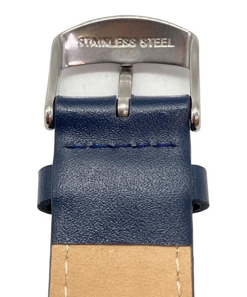 TIMEX（タイメックス）TIMEX (タイメックス) マーリンジェット ブルーレザー シルバーの古着・服飾アイテム