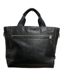 COACH（コーチ）の古着「Utility Tote In Smooth Leather トートバッグ」｜ブラック