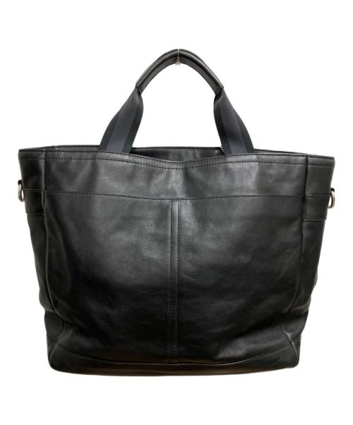 COACH（コーチ）COACH (コーチ) Utility Tote In Smooth Leather トートバッグ ブラックの古着・服飾アイテム