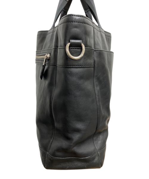 COACH（コーチ）COACH (コーチ) Utility Tote In Smooth Leather トートバッグ ブラックの古着・服飾アイテム