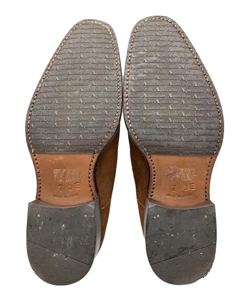 Aquascutum（アクアスキュータム）Aquascutum (アクアスキュータム) スウェードシューズ ブラウン サイズ:SIZE 25cmの古着・服飾アイテム