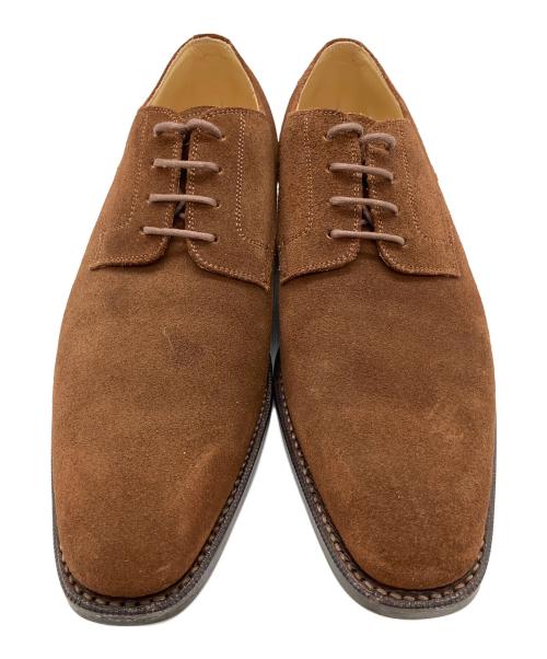 Aquascutum（アクアスキュータム）Aquascutum (アクアスキュータム) スウェードシューズ ブラウン サイズ:SIZE 25cmの古着・服飾アイテム