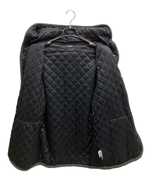 BURBERRY BLACK LABEL（バーバリーブラックレーベル）BURBERRY BLACK LABEL (バーバリーブラックレーベル) ニットカーディガン ブラック×グレー サイズ:SIZE Lの古着・服飾アイテム