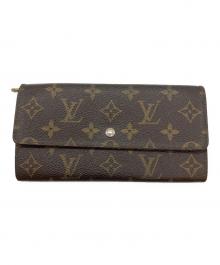 LOUIS VUITTON（ルイ ヴィトン）の古着「モノグラム ポルトフォイユ・サラ 長財布」｜ブラウン