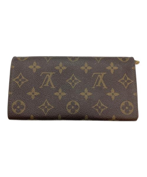 LOUIS VUITTON（ルイ ヴィトン）LOUIS VUITTON (ルイ ヴィトン) モノグラム ポルトフォイユ・サラ 長財布 ブラウンの古着・服飾アイテム