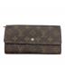 LOUIS VUITTON（ルイ ヴィトン）の古着「モノグラム ポルトフォイユ・サラ 長財布」｜ブラウン