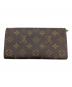 LOUIS VUITTON (ルイ ヴィトン) モノグラム ポルトフォイユ・サラ 長財布 ブラウン：14000円