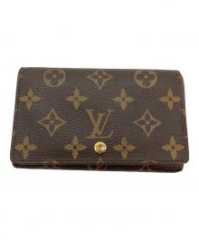 LOUIS VUITTON（ルイ ヴィトン）の古着「モノグラム ポルトモネ・ビエ・トレゾール 2つ折り財布」｜ブラウン