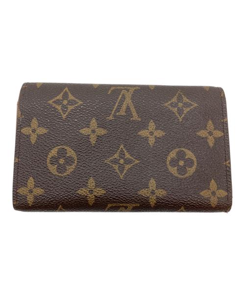 LOUIS VUITTON（ルイ ヴィトン）LOUIS VUITTON (ルイ ヴィトン) モノグラム ポルトモネ・ビエ・トレゾール 2つ折り財布 ブラウンの古着・服飾アイテム