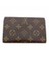 LOUIS VUITTON (ルイ ヴィトン) モノグラム ポルトモネ・ビエ・トレゾール 2つ折り財布 ブラウン：12000円