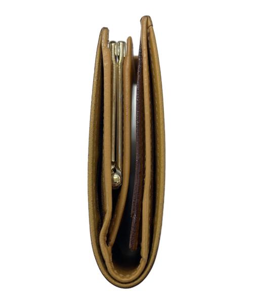 CELINE（セリーヌ）CELINE (セリーヌ) 2つ折り財布 ブラウン×ベージュの古着・服飾アイテム