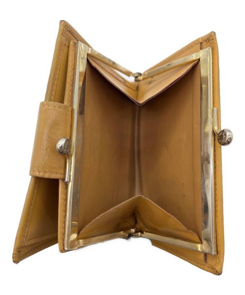 CELINE（セリーヌ）CELINE (セリーヌ) 2つ折り財布 ブラウン×ベージュの古着・服飾アイテム