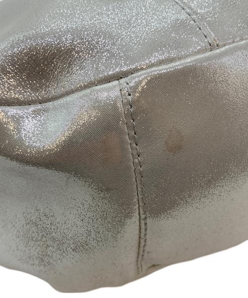 COACH（コーチ）COACH (コーチ) ポピー　2WAYショルダーバッグ シルバーの古着・服飾アイテム