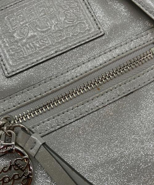 COACH（コーチ）COACH (コーチ) ポピー　2WAYショルダーバッグ シルバーの古着・服飾アイテム