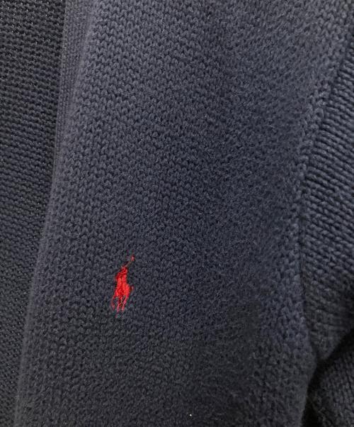 POLO RALPH LAUREN（ポロ・ラルフローレン）POLO RALPH LAUREN (ポロ・ラルフローレン) ニットカーディガン ネイビー サイズ:SIZE Sの古着・服飾アイテム