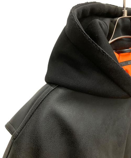 ZARA（ザラ）ZARA (ザラ) フーデッドジャケット ブラック サイズ:SIZE XLの古着・服飾アイテム