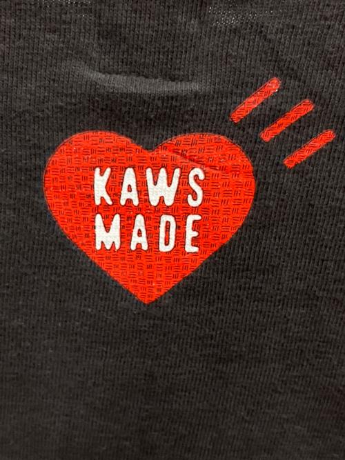 HUMAN MADE（ヒューマンメイド）HUMAN MADE (ヒューマンメイド) KAWS (カウズ) T-SHIRT KAWS #2 半袖Tシャツ ブラック サイズ:SIZE Lの古着・服飾アイテム