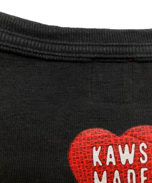 HUMAN MADE（ヒューマンメイド）HUMAN MADE (ヒューマンメイド) KAWS (カウズ) T-SHIRT KAWS #2 半袖Tシャツ ブラック サイズ:SIZE Lの古着・服飾アイテム